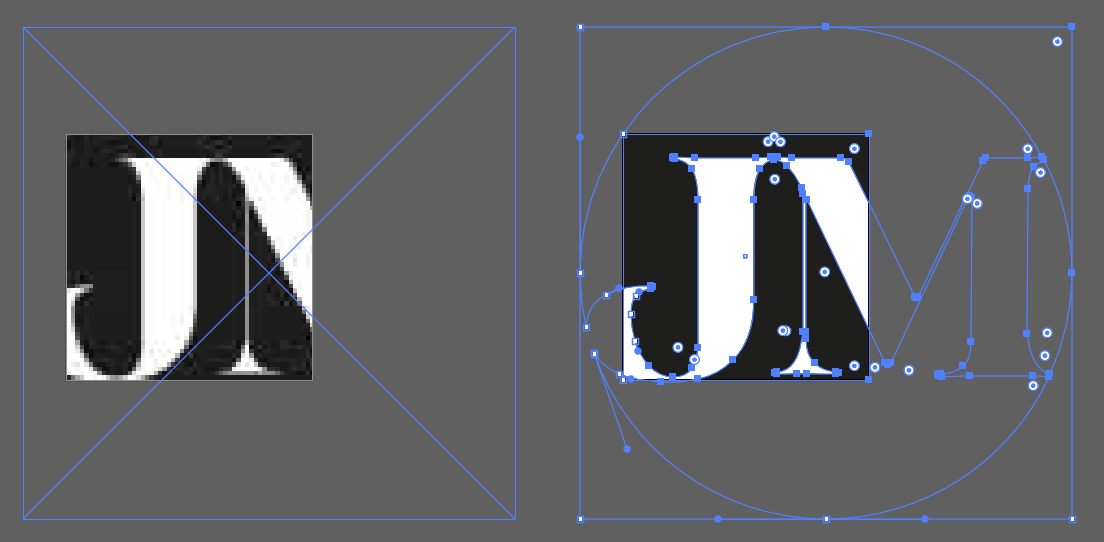 Comparaison bitmap vs vectoriel dans Illustrator